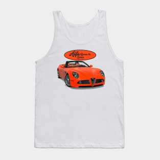 ALFA ROMEO 8C SPIDER Orange Tank Top